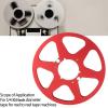 1/4 10.5 inch Empty Tape Reel, Aluminum 1/4 10.5 Inch Recording Tape Nab Opener, Universal Empty Disc Takeup Reel for Nab for Ampex (Red) view 3