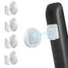 YYILIS Magnetic Remote Control Holder Wall Mount, 4 Pack Upgrade Remote Control Organizers Storage Self-Adhesive TV Remote Control Caddy for Back of TV White view 1