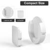 YYILIS Magnetic Remote Control Holder Wall Mount, 4 Pack Upgrade Remote Control Organizers Storage Self-Adhesive TV Remote Control Caddy for Back of TV White view 4