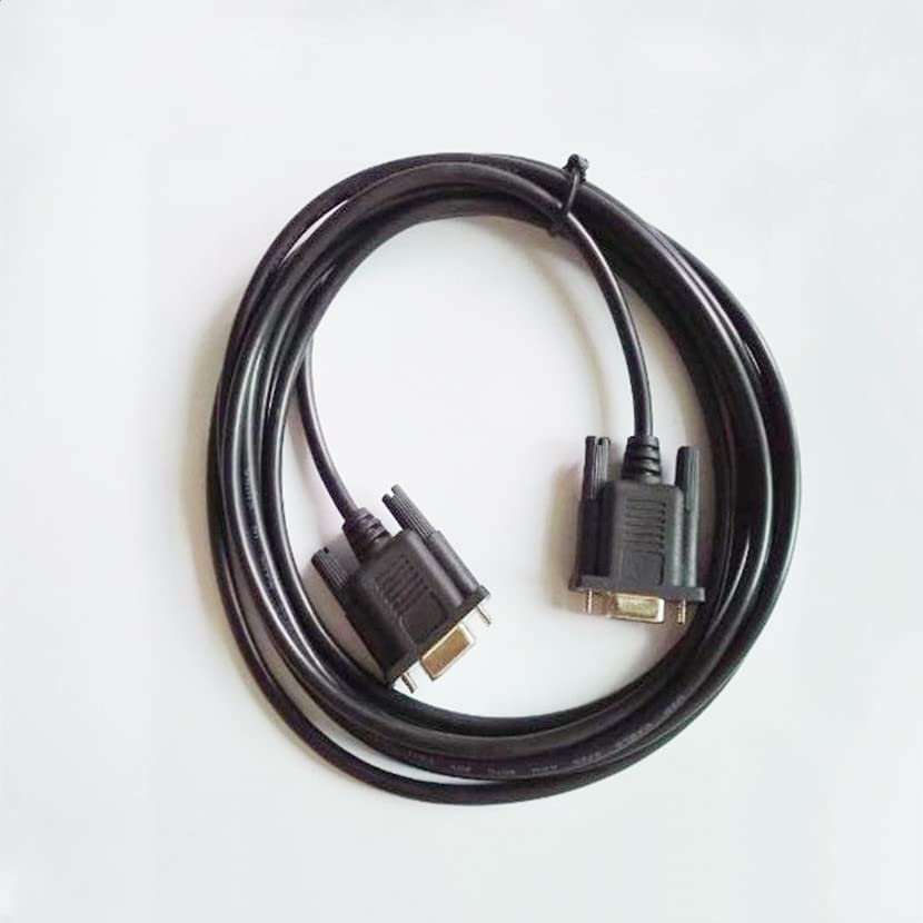 GT01-C30R2-9S Compatible Touch Screen GT11/GT15/GT1000/GT1050 Series Programming Download Line RS232 Interface (Black 3m)