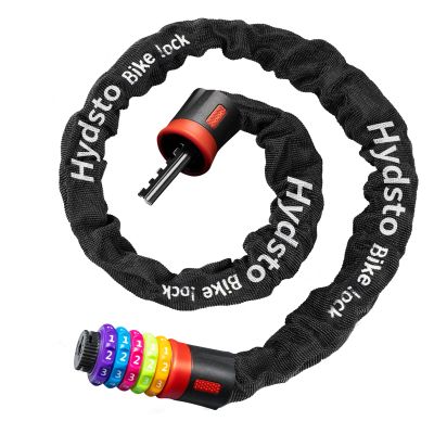 Hydsto Rainbow Bike Lock Combination - 5-Digit Resettable Scooter Lock - 3.2 FT Heavy-Duty Anti-Theft Lock for Bicycle, Motorcycle, Electric Scooter, Gate, Fence