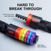 Hydsto Rainbow Bike Lock Combination - 5-Digit Resettable Scooter Lock - 3.2 FT Heavy-Duty Anti-Theft Lock for Bicycle, Motorcycle, Electric Scooter, Gate, Fence view 2