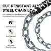 Hydsto Rainbow Bike Lock Combination - 5-Digit Resettable Scooter Lock - 3.2 FT Heavy-Duty Anti-Theft Lock for Bicycle, Motorcycle, Electric Scooter, Gate, Fence view 3