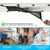 Ihvewuo Cable Management Under Desk Net Large Capacity Flexible Adjustable Wire Organizer Net Privacy Under Desk Mesh Cord Organizer Tear Resistant Cable Holder for Home Office Workbench view 3