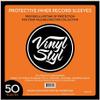 Vinyl Styl 12 Inch Vinyl Record Inner Sleeve Square Corners 50 Count (White) view 1