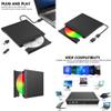 Magik 1-2 Pack Portable USB 3.0 External CD DVD Drive Burner Writerr Writer Laptop (1 Pack) view 2