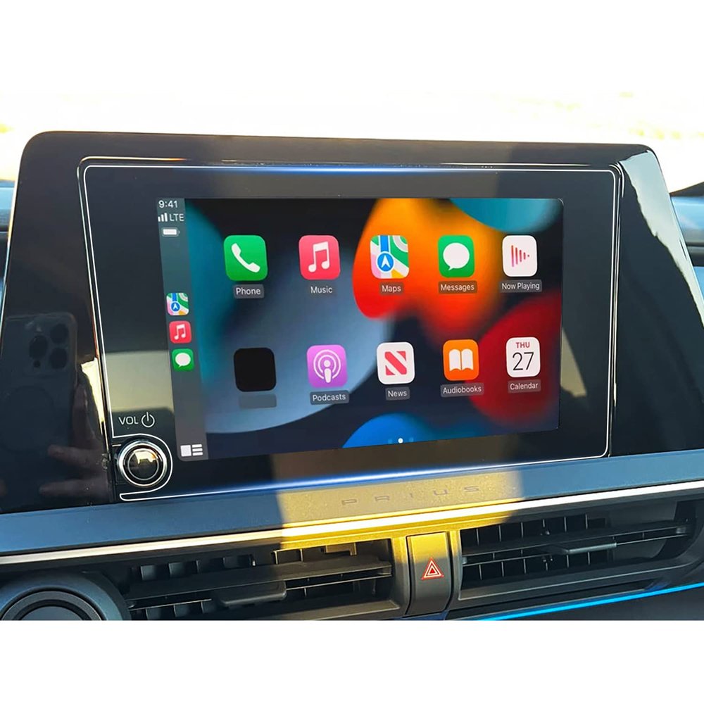 SHAOHAO For 2023 Toyota Prius Screen Protector 2023 Prius Screen Protector, For 2023 Toyota Prius LE, XLE Screen Protector 8 In 2023 Prius Touch Screen Protector Fit for 2023 Toyota Prius Accessories 9H Glass Audio Multimedia Display Protective Film 