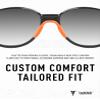 ToughAsNails Low Bridge Fit Orange Replacement Nose Pads Pieces for Oakley Plazlink OX8061 Glasses view 4