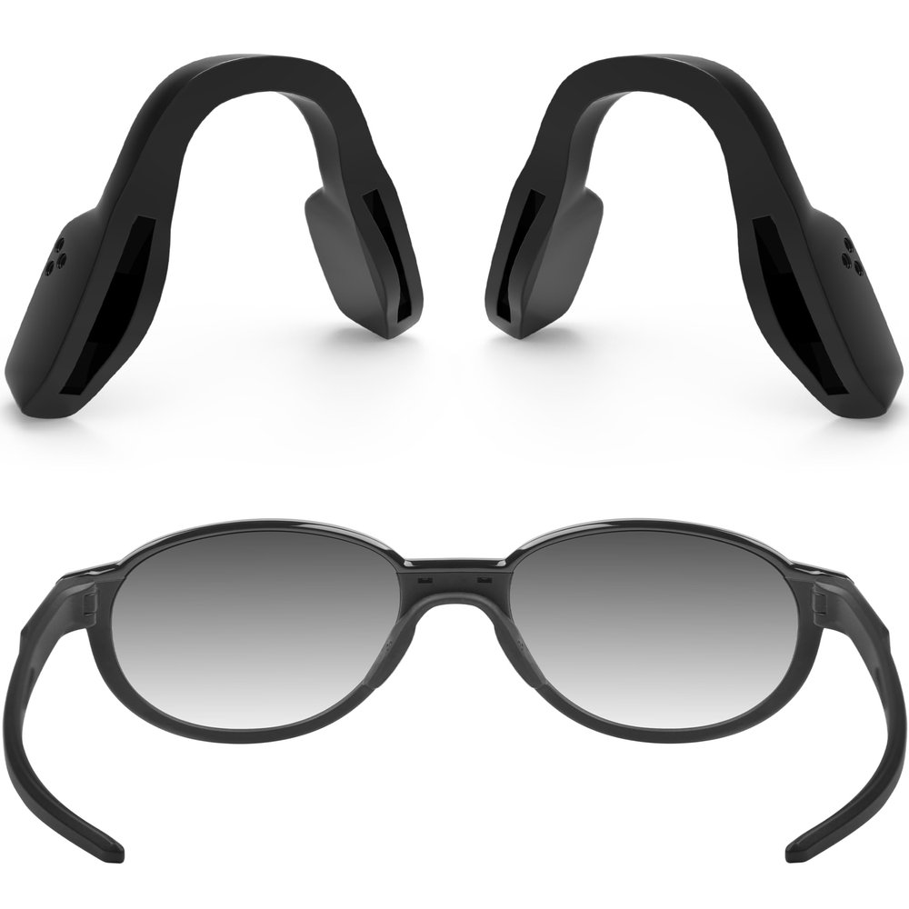ToughAsNails 2 PCS Standard Fit Replacement Nose Pads Pieces for Oakley BXTR OO9280/BXTR Metal OO9237 Sunglasses Black&Black