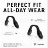 ToughAsNails Low Bridge Fit Black Replacement Nose Pads Pieces for Oakley Sutro TI OO6013 Sunglasses view 2