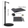 HIHELO Projector Mount Universal Projector Stand Projector Telescopic Floor Stand Sofa Bedside Tray Hidden Right Angle Projector Bracket Adjustable Projector Stand view 2