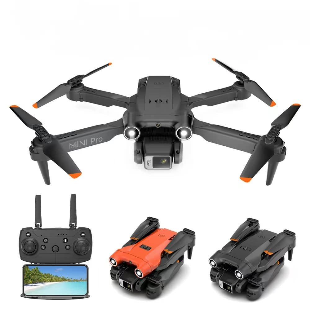 E63 Drone - Dual Camera, 4K HD Aerial Photography (Black 4K streamer positioning dual camera)