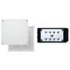 On-Q EN1400 EN 20 Gauge CRS Enclosure with Screw-On Cover, 14 inch, Glossy White & VM1002 1X8 Enhanced Passive Video Splitter, 1GHz view 1