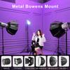 Aputure Amaran 150c 150W RGBWW Full-Color Bowens Mount Point-Source LED Light Grey view 4