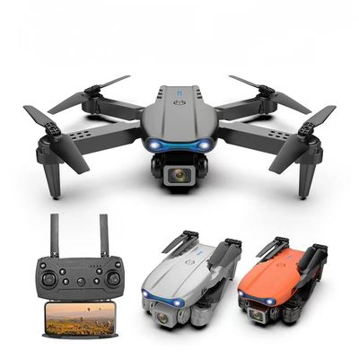 E99pro drone - 4K Dual Camera and Advanced Obstacle Avoidance (Orange 4K dual camera)