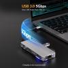 iDsonix USB C Hub, 8 in 1 USB C hub with HDMI 4K, 5Gbps Data, 1000M Ethernet, PD 100W, USB C Hub Multi Port Adapters for MacBook Air/Pro Laptop view 4