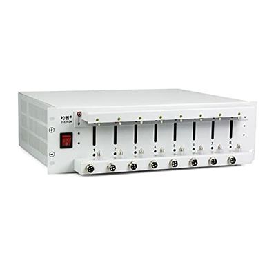 Jieotwice EBC-X 8-Channel Battery Split Cabinet Iron Lithium Battery Capacity Tester 18650 Batteries 10A Cycle Aging (with Bracket)