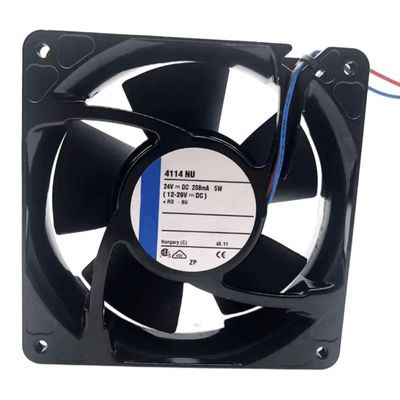 24V 4114NU 208mA 5W 120X38MM Cooling Fan 2-Wire