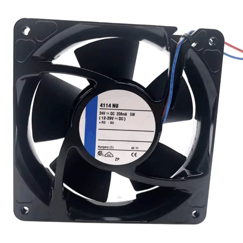 24V 4114NU 208mA 5W 120X38MM Cooling Fan 2-Wire