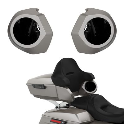 Advanblack Color Matched 6.5 Inch Tour Trunk Pack Rear Speaker Pods fit for Harley King Tour Trunk Pack