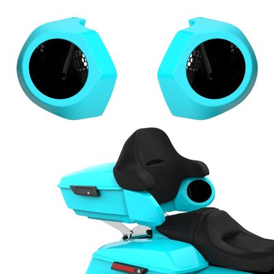 Advanblack Color Matched 6.5 Inch Tour Trunk Pack Rear Speaker Pods fit for Harley King Tour Trunk Pack