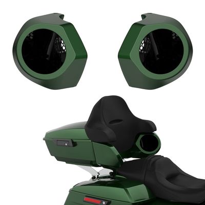 Advanblack Color Matched 6.5 Inch Tour Trunk Pack Rear Speaker Pods fit for Harley King Tour Trunk Pack
