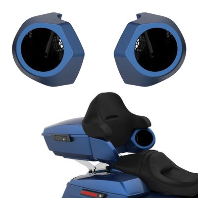 Advanblack Color Matched 6.5 Inch Tour Trunk Pack Rear Speaker Pods fit for Harley King Tour Trunk Pack