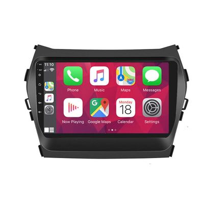 Slakerbe Android 13 Car Stereo,9 Inch Touchscreen WiFi 2GB+32GB Car Wireless CarPlay in-Dash GPS Navigation with Backup Camera Fit for Hyundai Santa Fe for Santa Fe Sport for Santa Fe XL 2013-2018