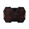 QIYUDS Laptop Cooling Pad 5 Fans Up to 17 Inch Heavy Notebook Cooler, RED LED Lights, 2 USB Ports,5fans view 1