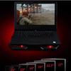 QIYUDS Laptop Cooling Pad 5 Fans Up to 17 Inch Heavy Notebook Cooler, RED LED Lights, 2 USB Ports,5fans view 2