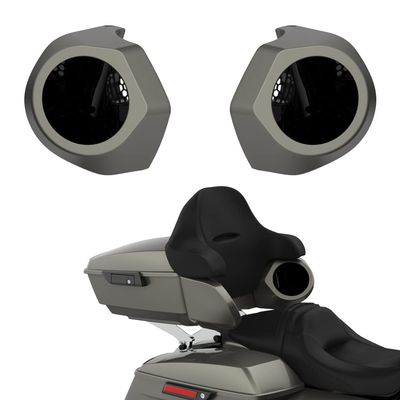 Advanblack Color Matched 6.5 Inch Tour Trunk Pack Rear Speaker Pods fit for Harley King Tour Trunk Pack