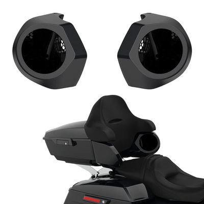 Advanblack Color Matched 6.5 Inch Tour Trunk Pack Rear Speaker Pods fit for Harley King Tour Trunk Pack