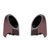 Advanblack Color Matched 6.5 Inch Tour Trunk Pack Rear Speaker Pods fit for Harley King Tour Trunk Pack view 2