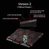 QIYUDS Laptop Cooling Pad, 6 Fans Up to 17 Inch Heavy Notebook Cooler, Blue and red LED Lights, 2 USB Ports view 4