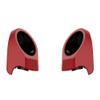 Advanblack Billiard Red 6.5 Inch Tour Trunk Pack Rear Speaker Pods fit for Harley King Tour Trunk Pack view 2