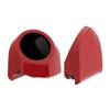 Advanblack Billiard Red 6.5 Inch Tour Trunk Pack Rear Speaker Pods fit for Harley King Tour Trunk Pack view 3