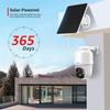 BOAVISION Security Camera Wireless WiFi Outdoor,Solar Powered Camera Pan Tilt 360 View PIR Human Detection Color Night Vision Wireless Surveillance IP Cameras for Home Security view 2