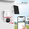 BOAVISION Security Camera Wireless WiFi Outdoor,Solar Powered Camera Pan Tilt 360 View PIR Human Detection Color Night Vision Wireless Surveillance IP Cameras for Home Security view 3