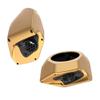 Advanblack Black Hills Gold 6.5 Inch Tour Trunk Pack Rear Speaker Pods fit for Harley King Tour Trunk Pack view 4