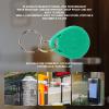 100PCS Door Lock Key Fobs 125KHz Smart Contactless Proximity ID Card Access Control Tag Read Only (Green) view 3