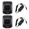 (2PCS) for KSC-25 Charger NX-3320 [2026 Upgraded] for Kenwood NX-220 NX-320 NX-420 TK-2140 TK-2170 KNB-24 KNB-25 KNB-24L KNB-25A KNB-26N KNB-35L KNB-40LC KNB-55L KNB-56N KNB-57L Charger view 1