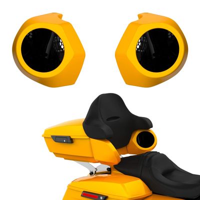 Advanblack Color Matched 6.5 Inch Tour Trunk Pack Rear Speaker Pods fit for Harley King Tour Trunk Pack