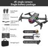 F190 Mini drone - Dazzling Light and 4K Dual Camera (black  4K single camera) view 2