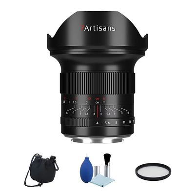 7artisans 15mm F4 Full Frame Fisheye Camera Lens 114 Ultra Wide Angle Manual Focus Lens for Canon EOS R RF Mount Mirrorless Camera EOS R RP R5 R6 R7 R3 R10