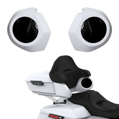 Advanblack Color Matched 6.5 Inch Tour Trunk Pack Rear Speaker Pods fit for Harley King Tour Trunk Pack