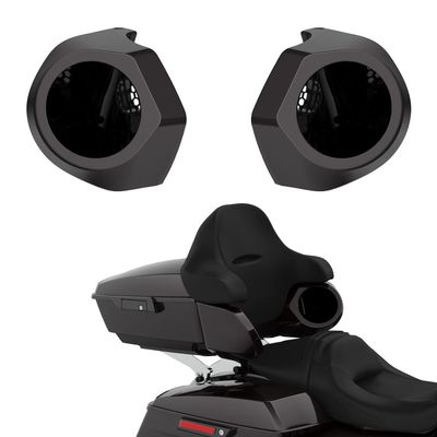 Advanblack Color Matched 6.5 Inch Tour Trunk Pack Rear Speaker Pods fit for Harley King Tour Trunk Pack