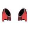 Advanblack Color Matched 6.5 Inch Tour Trunk Pack Rear Speaker Pods fit for Harley King Tour Trunk Pack view 3