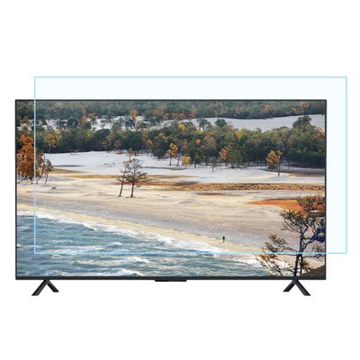 JQZWXX TV Screen Protector Anti Blue Light 50-75 Inch Full Coverage Anti Scratch Pet Matte Anti Glare Film No Fingerprints, Eye Protection Filter/Easy to Paste / 58in1269x721mm