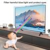JQZWXX TV Screen Protector Anti Blue Light 50-75 Inch Full Coverage Anti Scratch Pet Matte Anti Glare Film No Fingerprints, Eye Protection Filter/Easy to Paste / 58in1269x721mm view 3