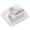 2 Way Power Distribution Block 2 Way Power Distribution Block 0GA 1 in 2 Out Zinc Alloy Chrome Plated Universal for Car Boat view 4
